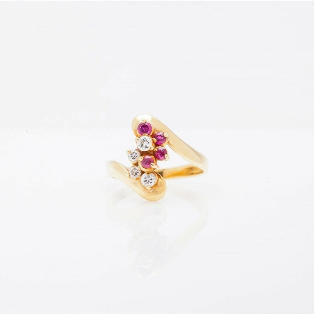 .50ct Natural Ruby Vs G 18k Solid Ring - image 1
